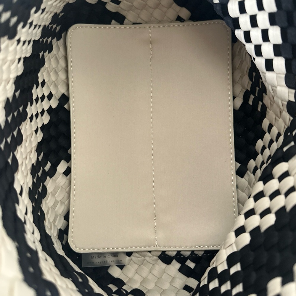 NAGHEDI St. Barths Small Plaid Tote - Picture 10 of 11